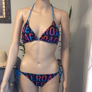 Aeropostale two piece swimsuit string ties